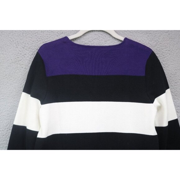 Calvin Klein Colorblock Long Sleeve Sweater Dress-Hidden Zipper-Size M/P-NWT - Picture 12 of 12